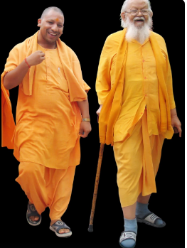 Avaidya Nath with yogi aditya nath