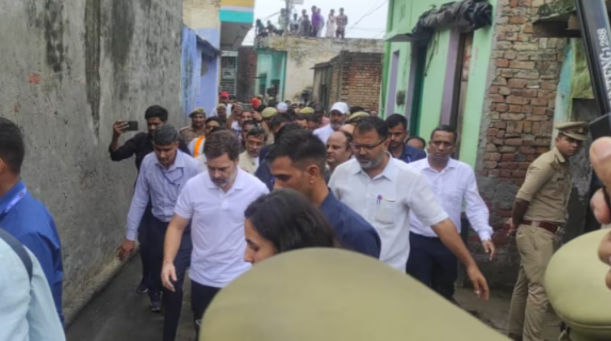 Rahul Meets Hathras Victims